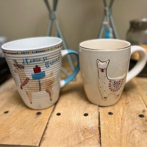 Llama Coffee mugs 2 cups